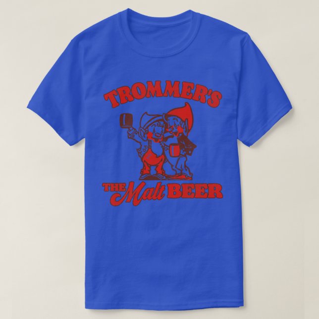 Trommare gnomes Retro Defunect Malt Beer T Shirt (Design framsida)
