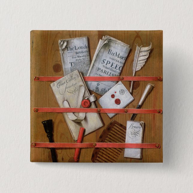 Trompe - l ' oeil, 1702 knapp (Framsida)