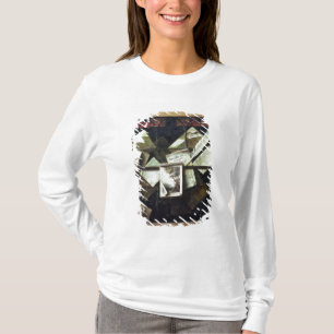 Trompe - l ' oeil med brev och anteckningsböcker, t shirt