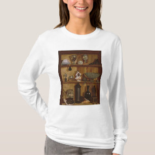 Trompe - l ' oeil med en Statuette av Hercules Tee Shirt
