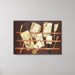 Trompe - l ' oeilsammansättning canvastryck