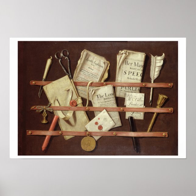 Trompe L'Oeil Composition Poster (Framsidan)