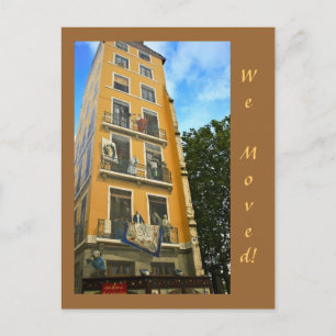 Trompe l'oeil meddelande vykort