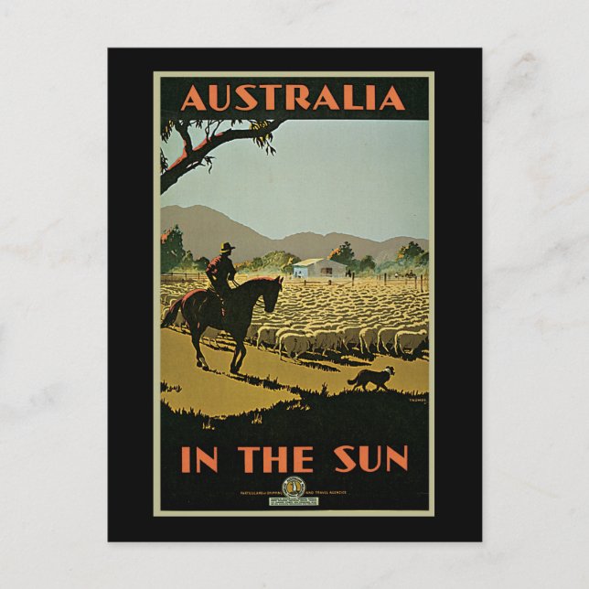 Trompf Australia i Sol Vykort (Framsida)