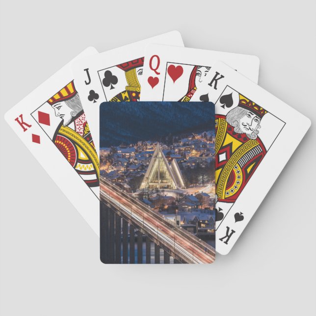 Tromso Arktisk katedral Casinokort (Baksidan)