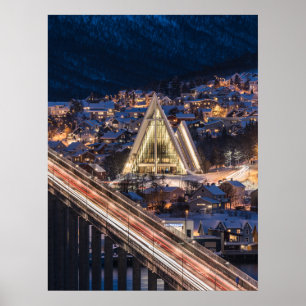 Tromso Arktisk katedral Poster