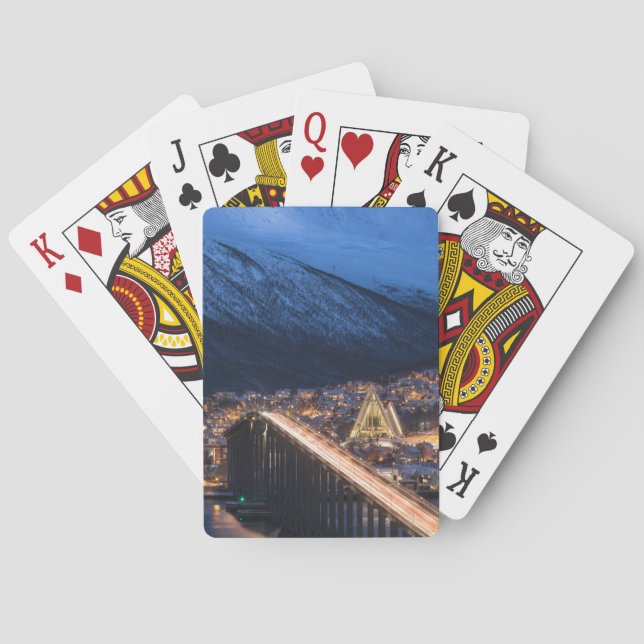 Tromso Norge Casinokort (Baksidan)