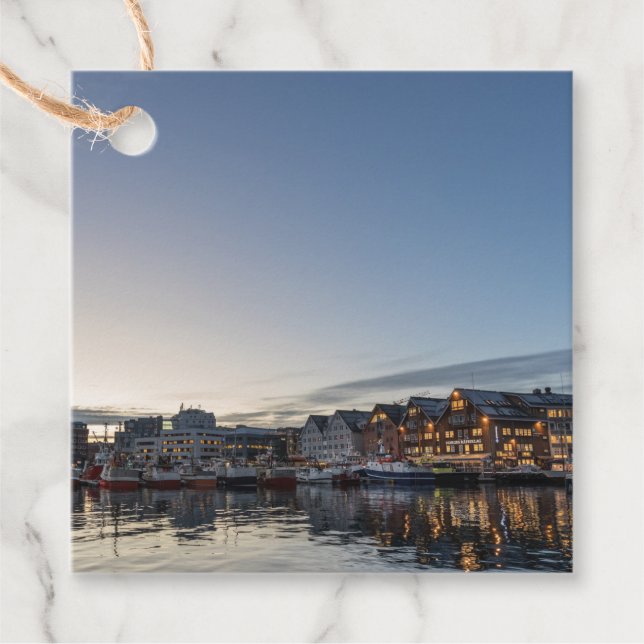 Tromso Norge Gåvor Etiketter (Framsida)