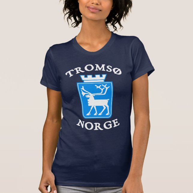 Tromsø norge (Norge) T Shirt (Framsida)