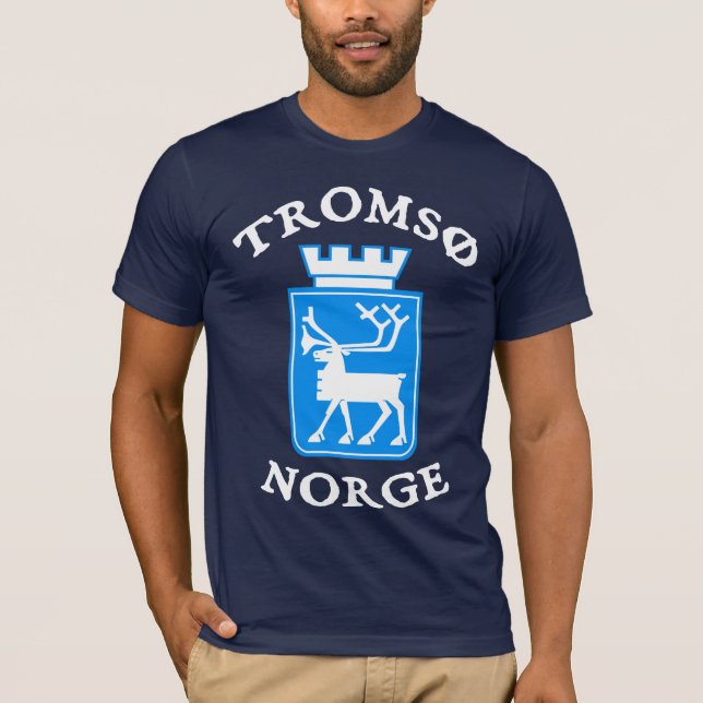 Tromsø norge (Norge) Tee Shirt (Framsida)