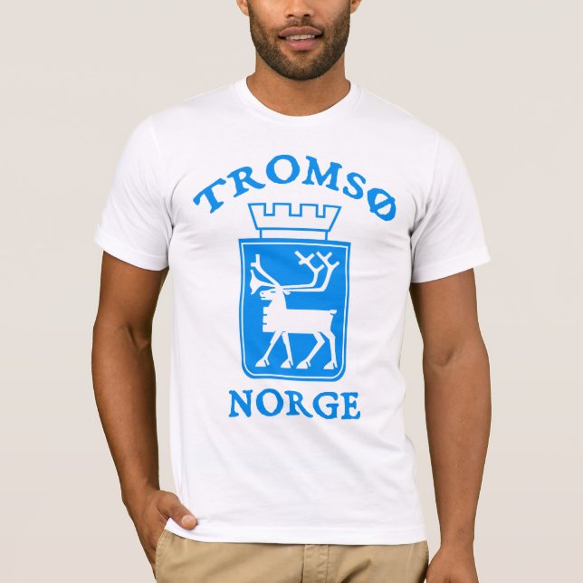 Tromsø norge (Norge) Tee Shirt (Framsida)