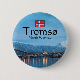 Tromso Norge Souvenir Knapp