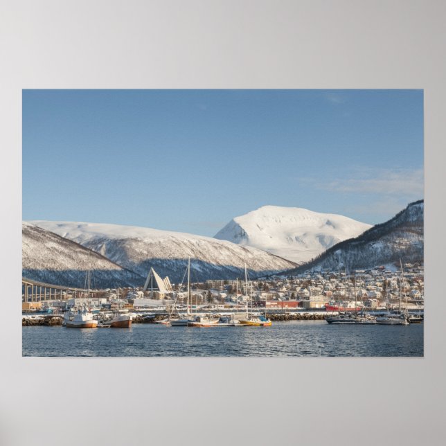 Tromso Norge Travel Photo Poster (Framsidan)