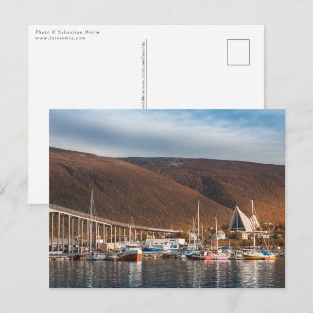 Tromso Norge Vykort (Fram/baksida)