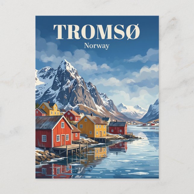 Tromsø Norge Vykort (Framsida)