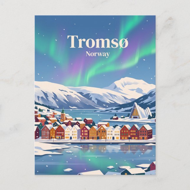 Tromsø Norge Vykort (Framsida)