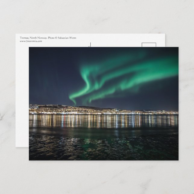 Tromso Norge vykort (Fram/baksida)