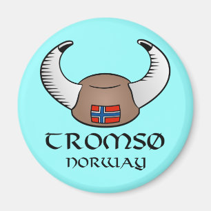 Tromso norgeViking hatt Magnet