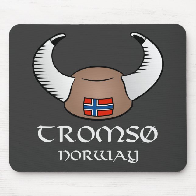 Tromso norgeViking hatt Musmatta (Framsidan)