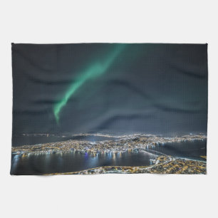Tromso Northern Light Kökshandduk