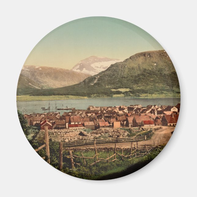 Tromso, Troms, Nord-Norge, Norge Magnet (Framsidan)