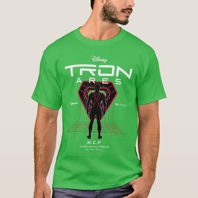 TRON Ares Dillinger Systems Master Control Program T Shirt (Framsida)