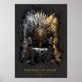 Tron av damm Mörk fantasy Poster