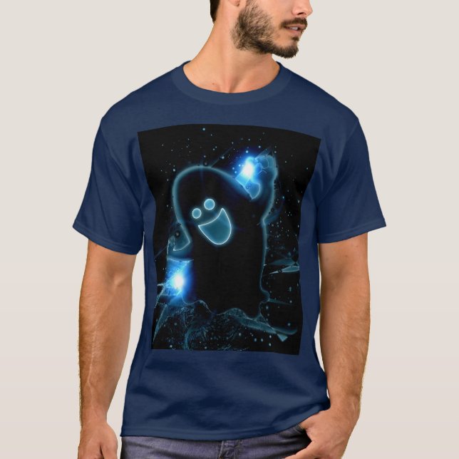 Tron-esqe  Gabbie the Ghost  T Shirt (Framsida)