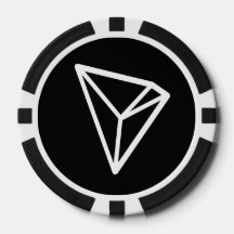 TRON TRX Logotyp Poker Chip