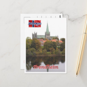 Trondheim - Nidarosdome - Norge - Vykort