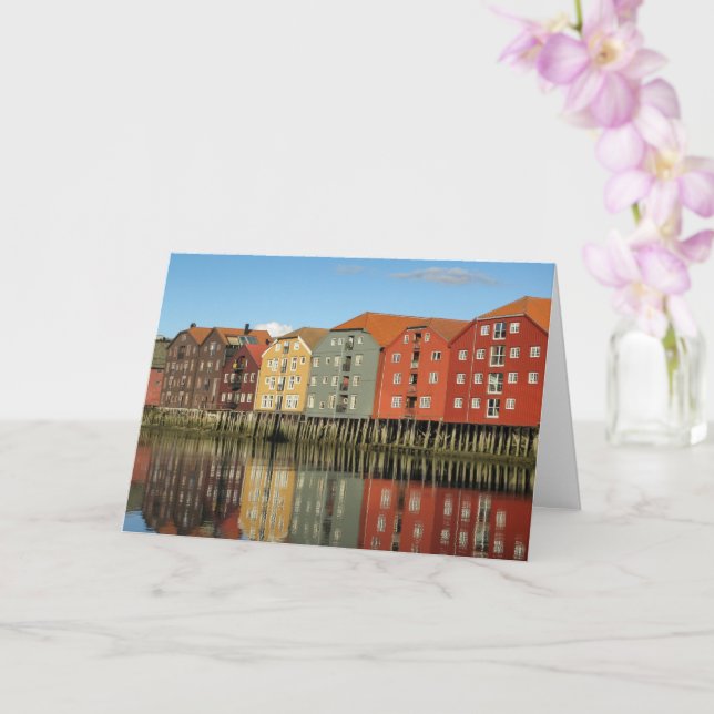 Trondheim Norge Kort (Orkide)