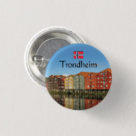 Trondheim Norge Souvenir Knapp
