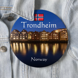 Trondheim Norge Souvenir Knapp