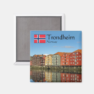 Trondheim Norge Souvenir Magnet