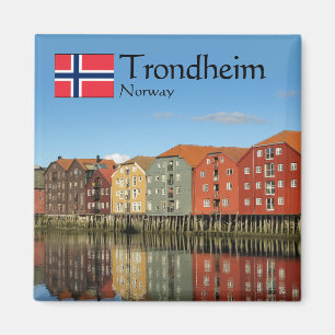 Trondheim Norge Souvenir Magnet