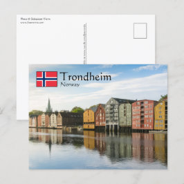 Trondheim Norge Vykort