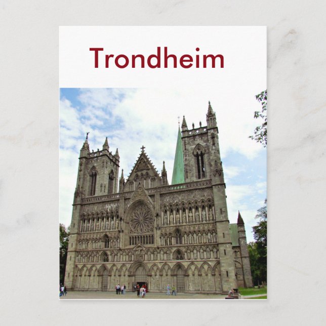 Trondheim,Norge Vykort (Framsida)
