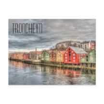 Trondheim Norge Waterfront