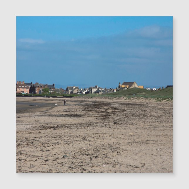 Troon Beach Scotland Postcard Poster (Framsida)