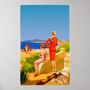 Troon Golf Watercolor Print Poster