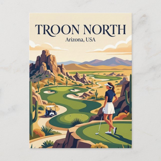 Troon North Golf Club USA Vykort (Framsida)