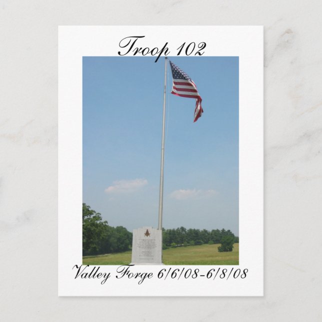 Troop 102 vykort (Framsida)