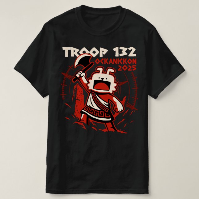 Troop 132 Ockanickon Class B Tee (Design framsida)