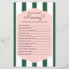 Troop Beverly Backe Theme Baby Shower Game