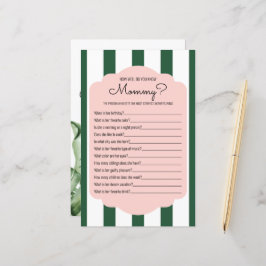 Troop Beverly Backe Theme Baby Shower Game