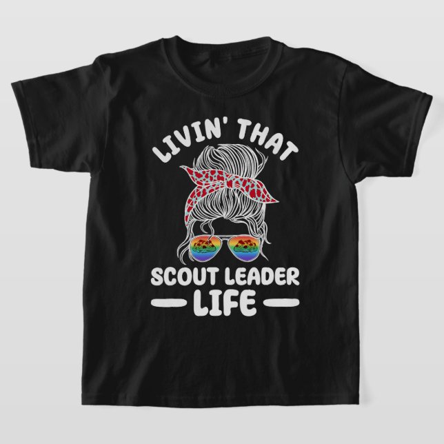 Troop Leader och Cookie Scout Cookie Dealer Bakery T Shirt (Laydown)