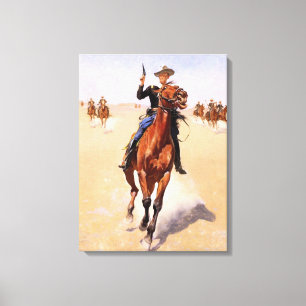 Trooper by Frederic Remington Canvastryck