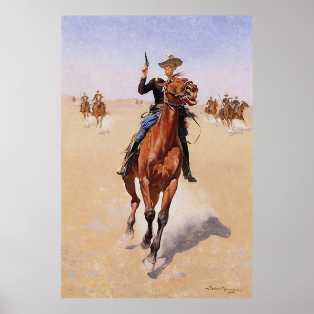 Trooper by Frederic Remington Poster (Framsidan)