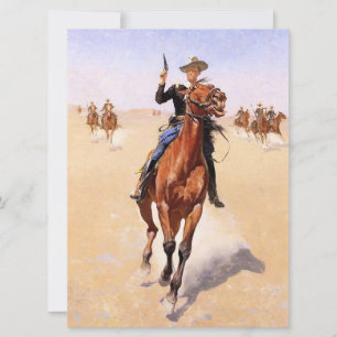 Trooper of the Plains (Cowboy Horse Rider) Kort