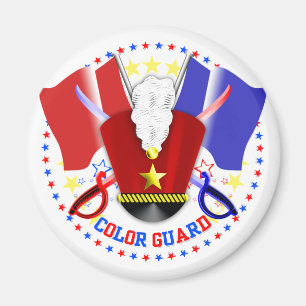 Troopers Red White och Blue Färg Guard Magnet